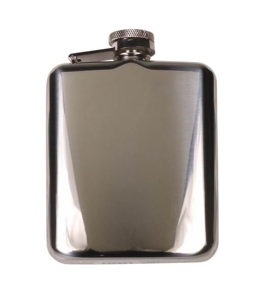 Flachmann "Chrome poliert mit Bügel" 180ml